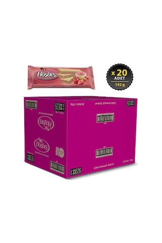 Eti Hoşbeş Çilek Kremalı Gofret 20 x 142 G