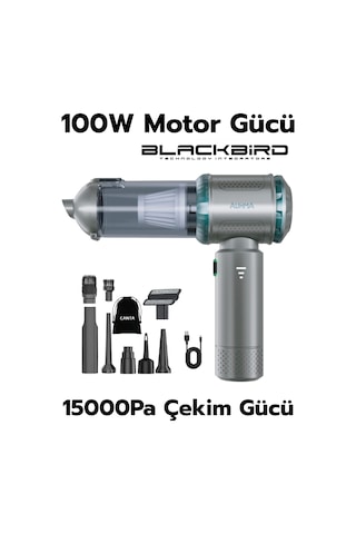 Auhma Ahv-10 2 İn 1 15000pa 3 Kademeli Vakumlu Üflemeli Araç Süpergesi