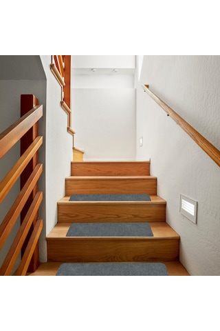 Beylini Kaymaz Merdiven Halısı Kendinden Yapışkanlı 1 Adet 20x75 Gri