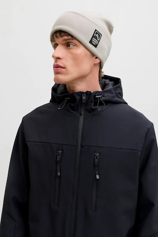 Jack & Jones Erkek Jacalpes Logo Detaylı Örme Bere 12286472 Gri Gri