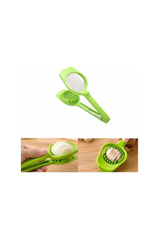 Yumurta Ve Meyveleri Kesmek İçin Elde Taşınabilir Yumurta Kesici Yeşil Diğer