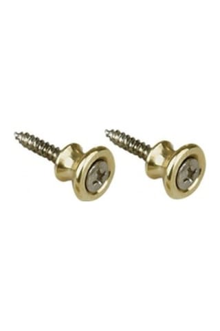 Jindi Metal Gitar Askı Pimi 2 Adet Set Olarak Gold -Pena