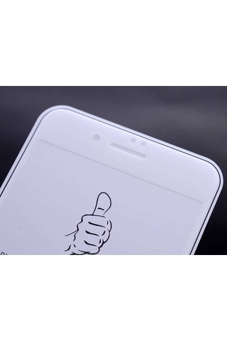 Apple Uyumlu iPhone 7 Plus Zore Kenarları Kırılmaya Dayanıklı Cam Ekran Koruyucu
