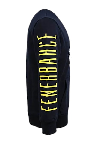 Fenerium Fenerbahce Çocuk Marineblau Tribünü Pinsel Detaylierte Herren Sweat Lacivert
