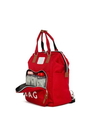 Bagmori Baby Bag Baskılı Cepli Anne Bebek Bakım Sırt Çantası
