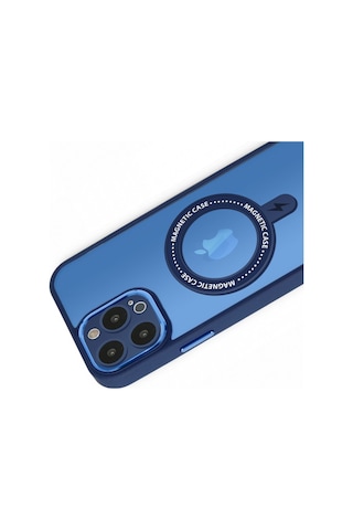 Apple Uyumlu iPhone 14 Pro Max Kılıf Magsafe Özellikli Unix Silikon Kapak