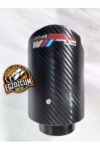 90 Mm. Msport Logolu Tekli Siyah Akrapovic Egzoz Ucu