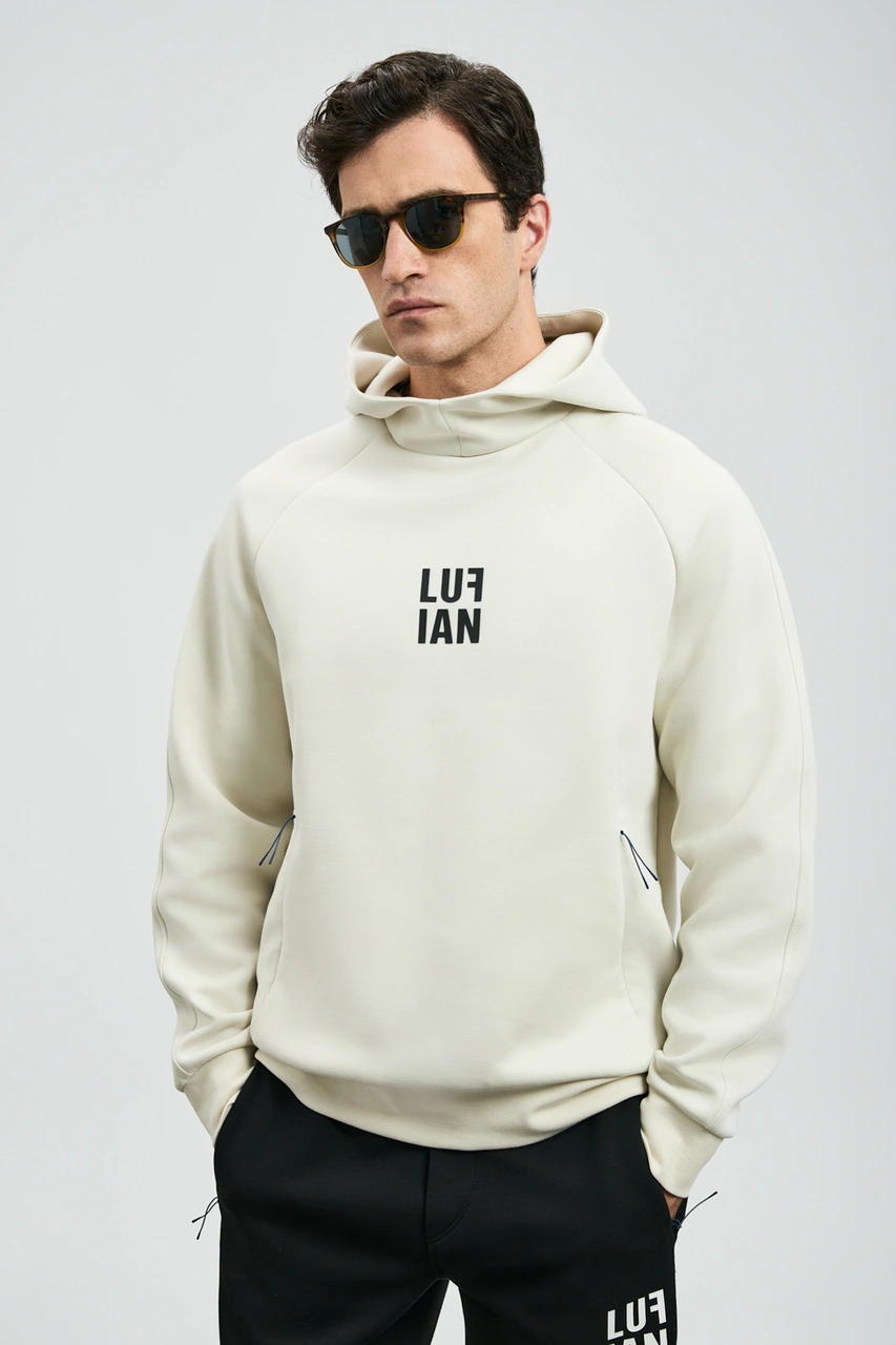 Lufian Snow Erkek Sweatshirt Kırık Beyaz Kırık Beyaz 112030183100510 Kırık Beyaz