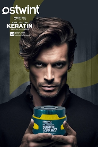 Ostwint Menstyle Collection 03 Saç Şekillendirici Keratin Care Wax 150 ML