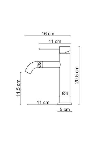 Lavabo Bataryası Mat Siyah Fj-ss2015 Mat Siyah