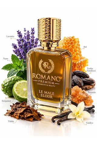 Le Male El İxir 50 Ml Erkek Parfüm Kalıcı Yüksek Esans Gün Boyu Tazelenmiş Koku Aromatik