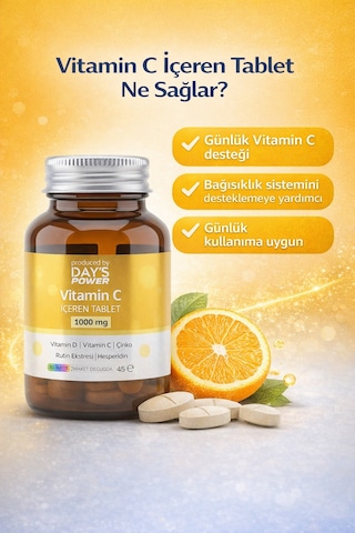Day's Power C Vitamini 30 Kapsül