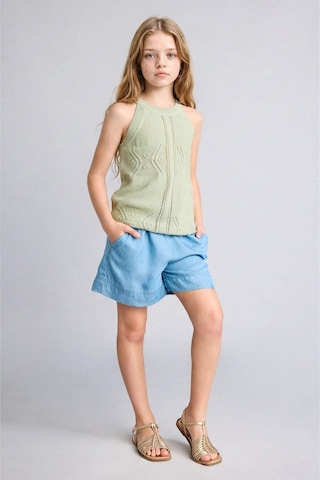 Defacto Tencel Şort Kız Çocuk G6381a826smnm39 Mavi-nm39