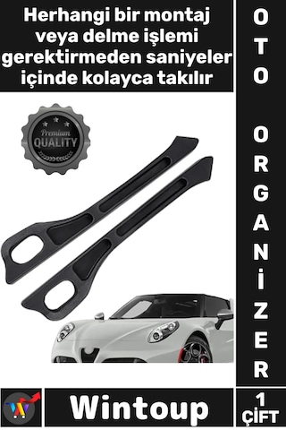 Otodüzenleyici Araba Organizer Telefon Cüzdan Saklama Haznesi Aparatı Araç Koltuk Arası Düzenleyici