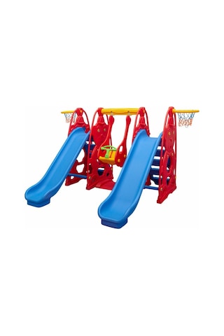 Sevimli Teddy Kaydıraklı Salıncak Set C Çoklu Renk