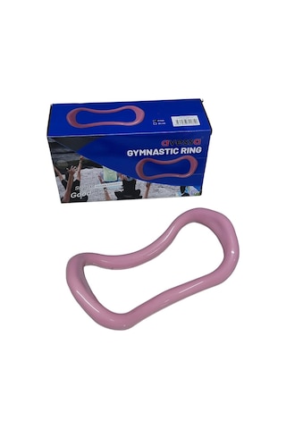 Premium Yr-40 Pembe Renk Yoga Ring Renkli Kutu Antrenman Ringi Pilates Halkası Vokal Esneme