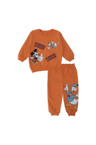 Bebelop Erkek Bebek Mickey Mouse Disyney Baskılı 2'li Alt Üst Takım 001