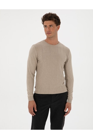 Pierre Cardin Erkek Kum Melanj Kazak /triko 50315584-vr123 Kum Melanj