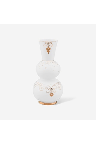 Pip Studio Beyaz Porselen Vazo 15 Cm