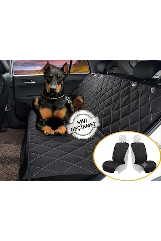 Lexroo 3'lü Takım Koltuk Kılıfı Su Geçirmez Oto Örtüsü Suv Araçlara Özel Standart