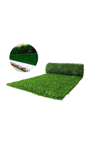 Dekoratif Çim Çit 50x10 Mt. Bahçe Ve Balkon İçin Yeşil Kaplama