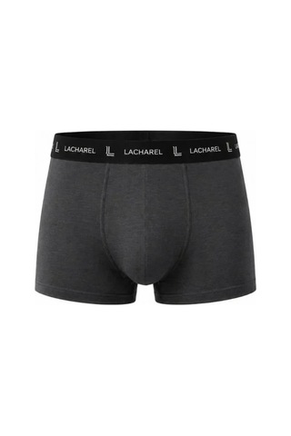 Veraura Lifestyle Erkek Likralı Pamuklu Nefes Alan Penye Boxer 3lü Paket - Füme