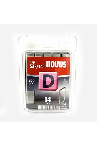 Novus Geniş Zımba Teli 53f/14 Galvaniz 600 Adet