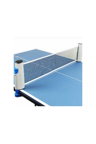 Leyaton Portatif Açılır Kapanır Ayarlı Masa Tenisi File 2 Raket 3 Top Çok Renkli