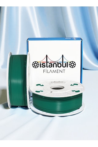 İstanbul Filament 3d Baskı Pla Filament Yeşil Renk 1 Kg Ø 1,75mm 0,05 Mm Bambu Lab Uyumludur 1.75mm