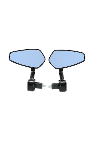 Gajeena 360 Dönebilen Ayarlanabilir Metal Motosiklet Dikiz Aynası Çift Paket