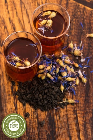 Yörem Afyon Osmanlı Tıbbının Göz Bebeği Hakiki Peygamber Çiçeği, Mavi Kantaron Centaurea Cyanus 60gr.