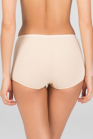 Kom Basic Kadın Short Külot 2li Ten Renk Ten