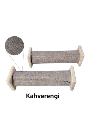 Barış Dizayn Doğal Portatif Tırmalama Makarası Halı Kaplamalı 25 CM 2 Adet