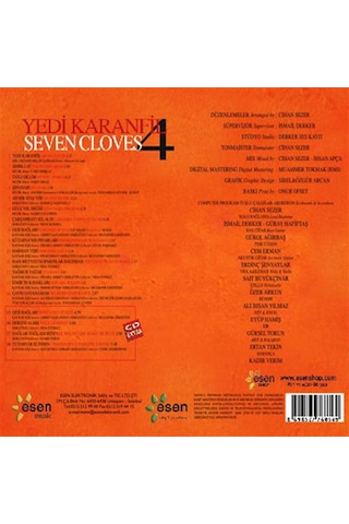 Yedi Karanfil - Seven Cloves 4 Cd