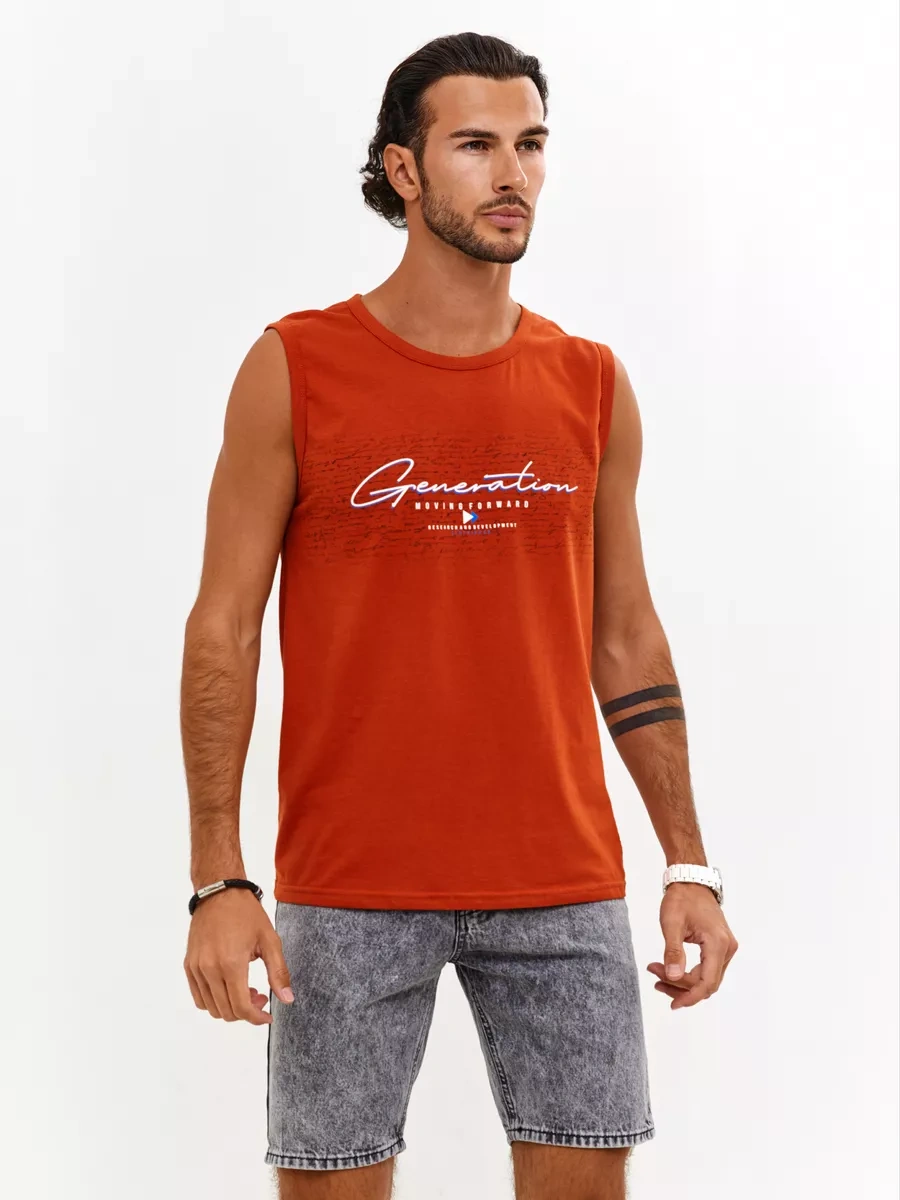 Coffa Baskılı Spor Atlet İç Çamaşırı 147130897 Terrakota