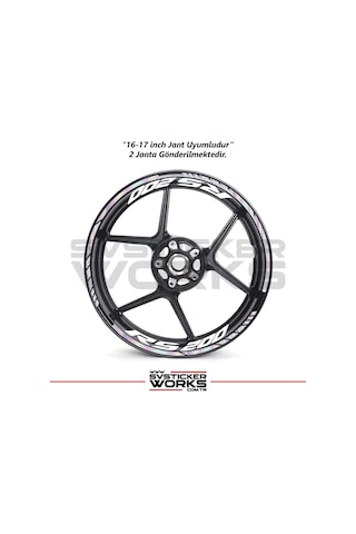 Bajaj Rs200 Jant Sticker Dış Ve İç Set Sticker Jant Şeridi Hologram