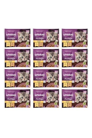 Whiskas Kümes Hayvanlı Yavru Güveç Klasik 4'lü 340 G