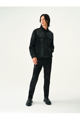 Oversize Fit Erkek Ceket Denim