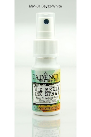 Cadence Mix Media Ink Sprey Mürekkep Boyası 25Ml - Mm01 Beyaz