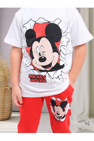 Nuriya Kid's Çizgili Çocuk Takımı 396211759 Kırmızı