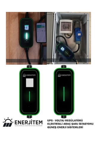 Enerjitem 7.4 Kw Elektrikli Araç Taşınabilir Şarj İstasyonu 220V