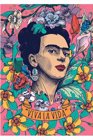 Educa Puzzle 500 Parça Yaşasın Hayat Frida Kahlo 19251