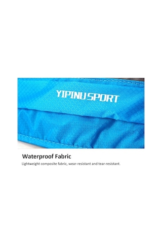 Ulzyvf Koşu Kemeri - Su Geçirmez Spor Bel Çantası, Telefon/anahtar/kulaklık, Ayarlanabilir, Reflektif - Kırmızı Kırmızı