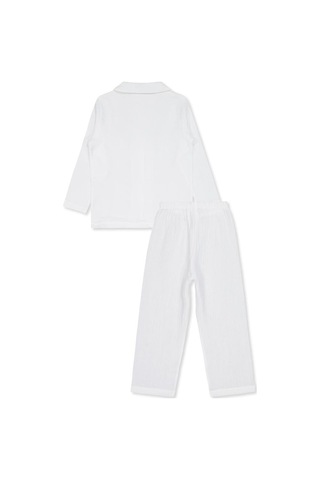 Civil Girls Düz 10-13 Yaş Pijama Takımı - Ekru