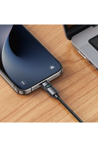 Mcdodo Ca-6570 36w Typec Lightning Apple Uyumlu iPhone Şarj Kablo Siyah