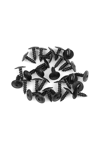 Lasonstiges 10 Adet Çamurluk Lineer Sıçrama Klipleri Torx Kafes Kafa Vw N90974701 Için Kendinden Kılavuzlu Vidalar