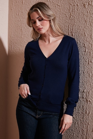 Fashion Friends Bayan Hırka 25k0781k1 Lacivert Lacivert