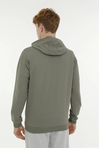 Lumberjack A10181320308010 4w Mb Sn73 Hoodıe 4pr Hakı Erkek Kapsonlu Sweatshırt Haki
