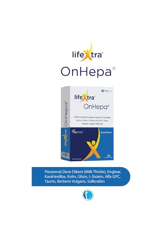 Lifextra OnHepa Takviye Edici Gıda 30 Kapsül