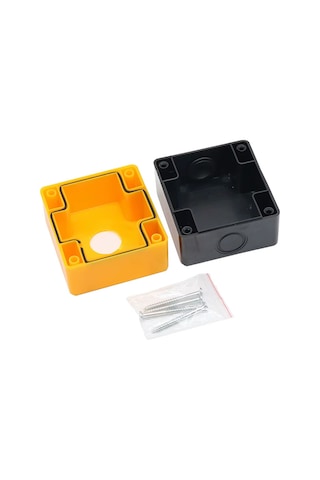 65x71.5x78mm Plastik Kutu Tek Delikli Acil Durum Durdurma Buton Asansör Elektronik Devre Cihaz Otoma